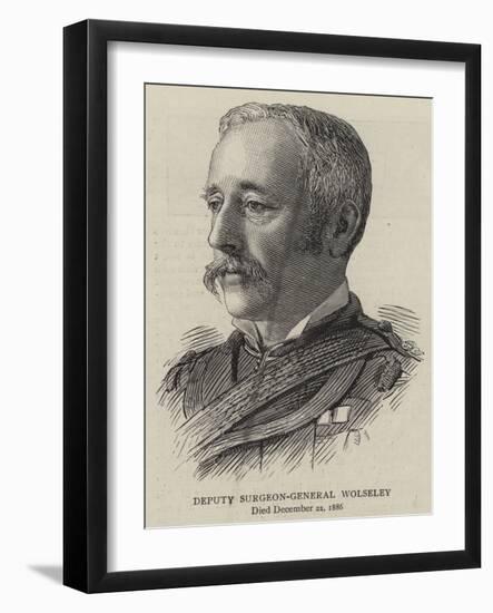 Deputy Surgeon-General Wolseley-null-Framed Giclee Print