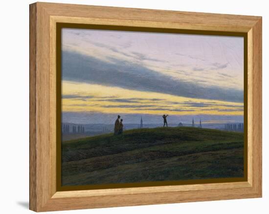 Der Abendstern, um 1830-Caspar David Friedrich-Framed Premier Image Canvas