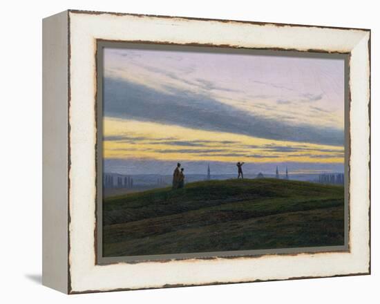 Der Abendstern, um 1830-Caspar David Friedrich-Framed Premier Image Canvas