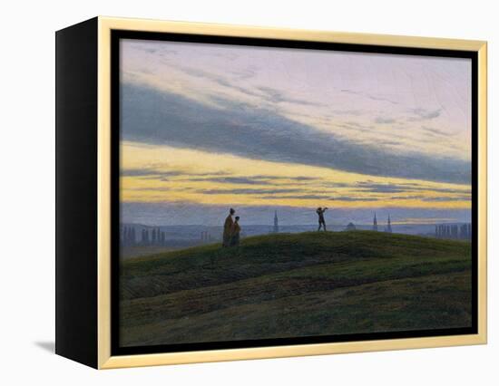 Der Abendstern, um 1830-Caspar David Friedrich-Framed Premier Image Canvas