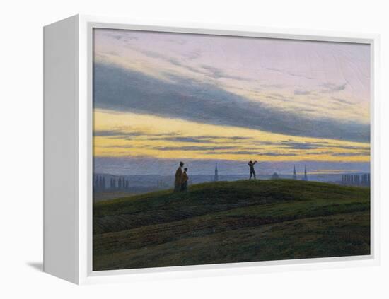 Der Abendstern, um 1830-Caspar David Friedrich-Framed Premier Image Canvas