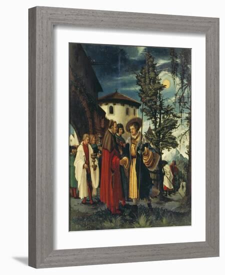 Der Abschied Des Hl, Florian-Albrecht Altdorfer-Framed Giclee Print