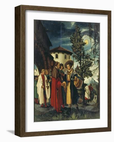 Der Abschied Des Hl, Florian-Albrecht Altdorfer-Framed Giclee Print