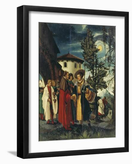 Der Abschied Des Hl, Florian-Albrecht Altdorfer-Framed Giclee Print