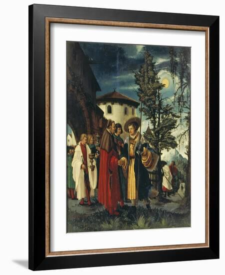 Der Abschied Des Hl, Florian-Albrecht Altdorfer-Framed Giclee Print