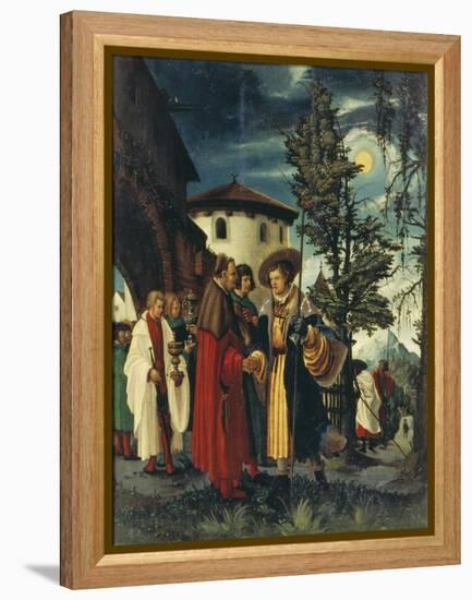 Der Abschied Des Hl, Florian-Albrecht Altdorfer-Framed Premier Image Canvas