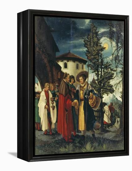 Der Abschied Des Hl, Florian-Albrecht Altdorfer-Framed Premier Image Canvas