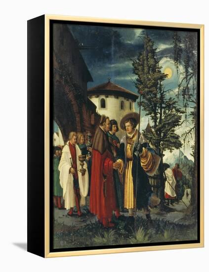 Der Abschied Des Hl, Florian-Albrecht Altdorfer-Framed Premier Image Canvas