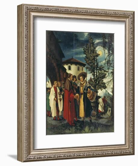 Der Abschied Des Hl, Florian-Albrecht Altdorfer-Framed Giclee Print