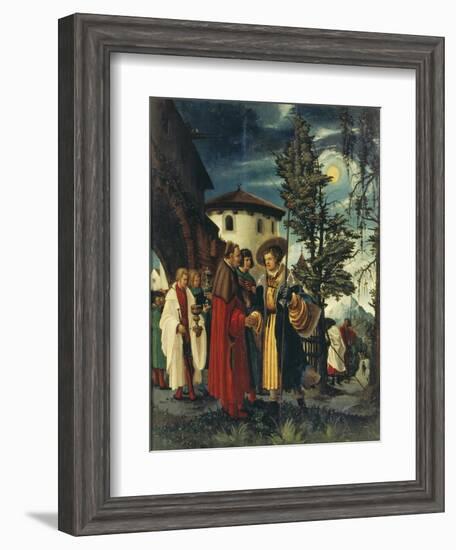 Der Abschied Des Hl, Florian-Albrecht Altdorfer-Framed Giclee Print