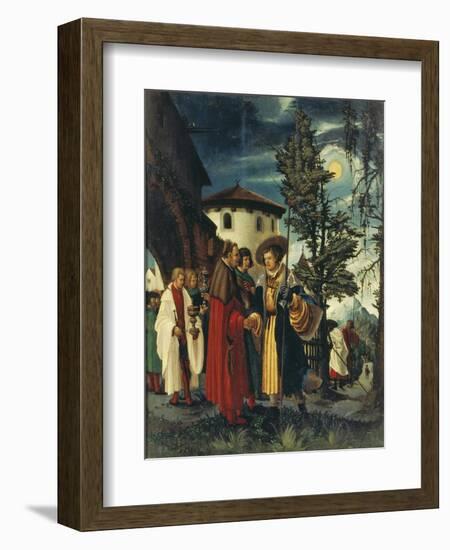 Der Abschied Des Hl, Florian-Albrecht Altdorfer-Framed Giclee Print