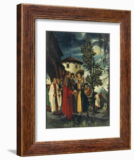 Der Abschied Des Hl, Florian-Albrecht Altdorfer-Framed Giclee Print