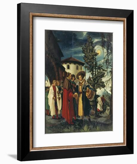 Der Abschied Des Hl, Florian-Albrecht Altdorfer-Framed Giclee Print