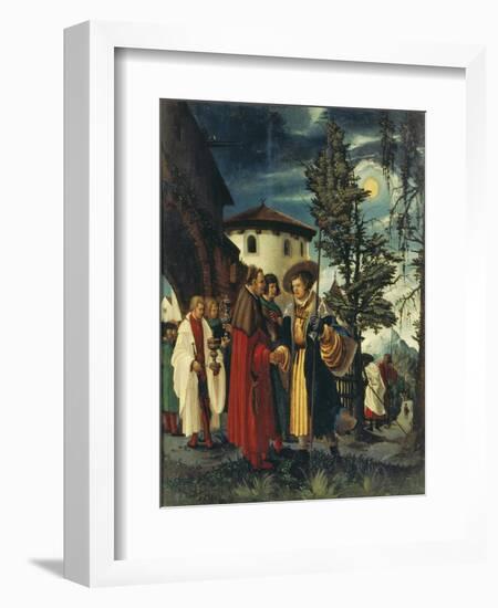 Der Abschied Des Hl, Florian-Albrecht Altdorfer-Framed Giclee Print