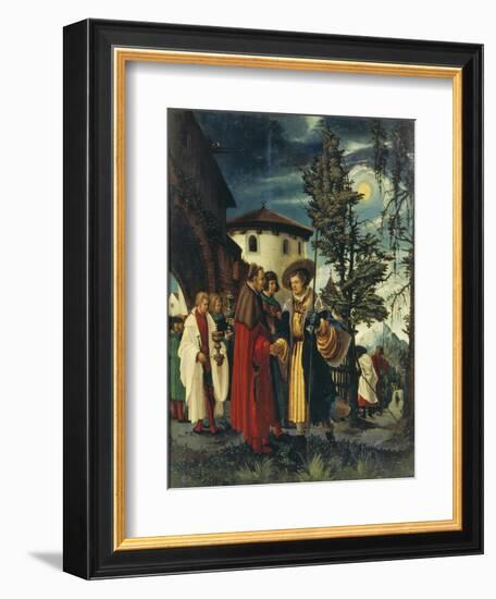 Der Abschied Des Hl, Florian-Albrecht Altdorfer-Framed Giclee Print