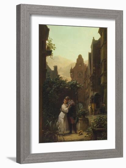 Der Abschied, um 1855-Carl Spitzweg-Framed Giclee Print