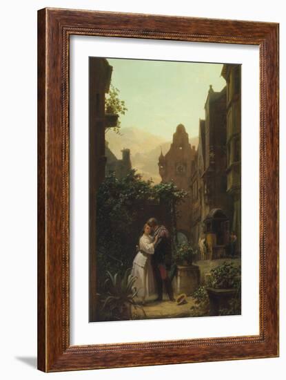 Der Abschied, um 1855-Carl Spitzweg-Framed Giclee Print