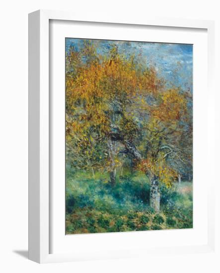 Der Birnbaum (Le Poirier). Um 1870-Pierre-Auguste Renoir-Framed Giclee Print