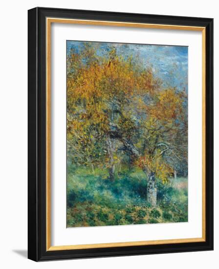 Der Birnbaum (Le Poirier). Um 1870-Pierre-Auguste Renoir-Framed Giclee Print