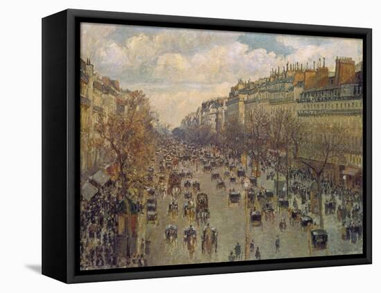Der Boulevard Montmartre in Paris, 1893-Canaletto-Framed Premier Image Canvas