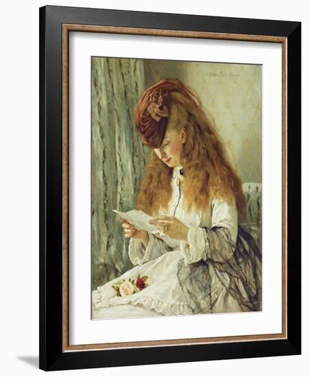 Der Brief-Otto Franz Scholderer-Framed Giclee Print