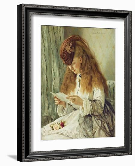 Der Brief-Otto Franz Scholderer-Framed Giclee Print