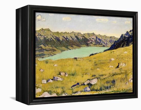 Der Brienzersee Von Breitlauenen Aus, 1906-Ferdinand Hodler-Framed Premier Image Canvas