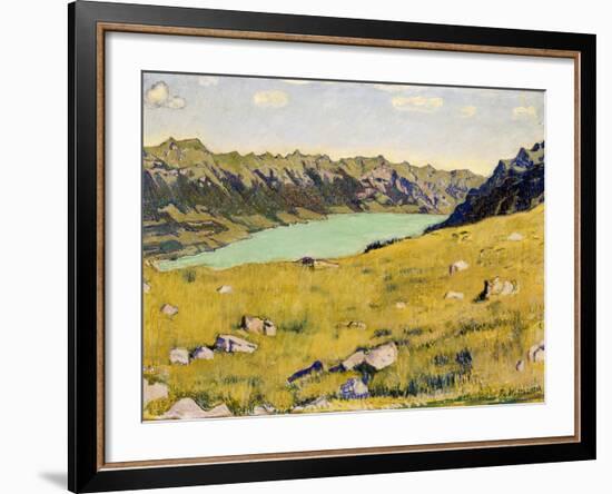 Der Brienzersee Von Breitlauenen Aus, 1906-Ferdinand Hodler-Framed Giclee Print