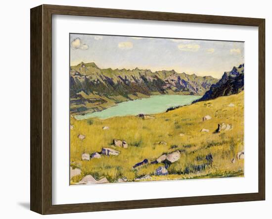 Der Brienzersee Von Breitlauenen Aus, 1906-Ferdinand Hodler-Framed Giclee Print