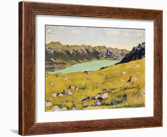 Der Brienzersee Von Breitlauenen Aus, 1906-Ferdinand Hodler-Framed Giclee Print