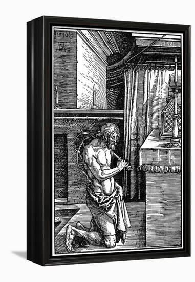 Der Bussende, 1510-Albrecht Durer-Framed Premier Image Canvas