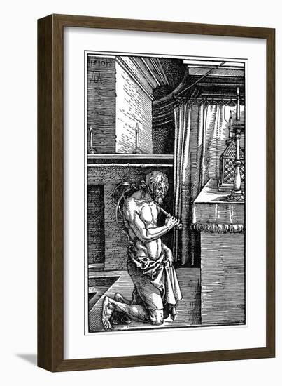 Der Bussende, 1510-Albrecht Durer-Framed Giclee Print