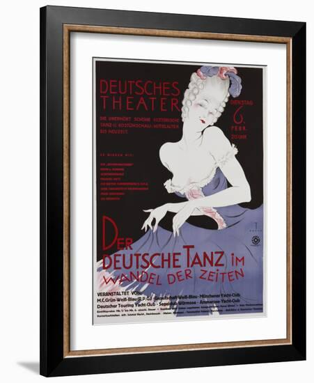 Der Deutsche Tanz Poster-E. Bohm-Framed Giclee Print