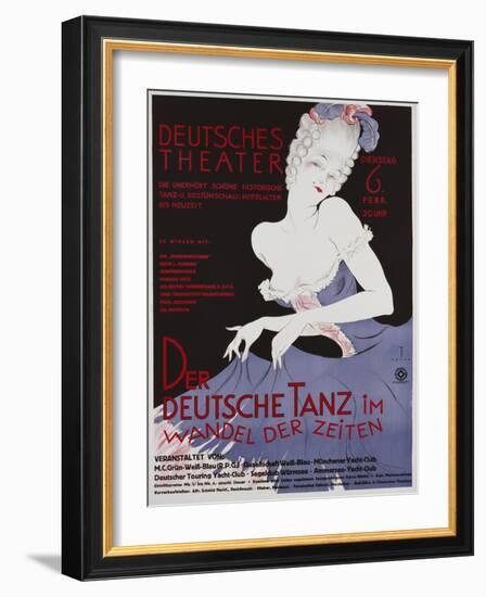 Der Deutsche Tanz Poster-E. Bohm-Framed Giclee Print