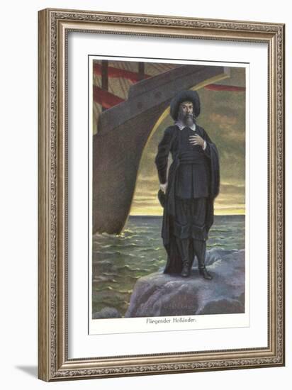 Der Fliegende Hollander-null-Framed Art Print