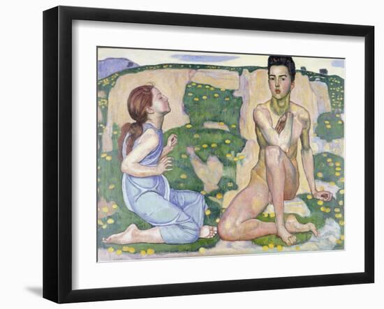 Der Frühling. 1901-Ferdinand Hodler-Framed Giclee Print