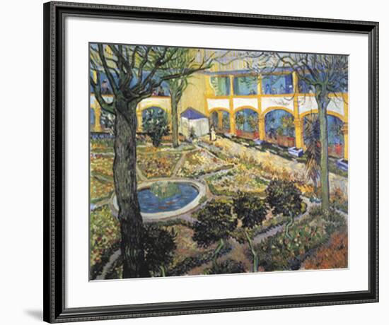 Der Garten des Maison-Vincent van Gogh-Framed Art Print