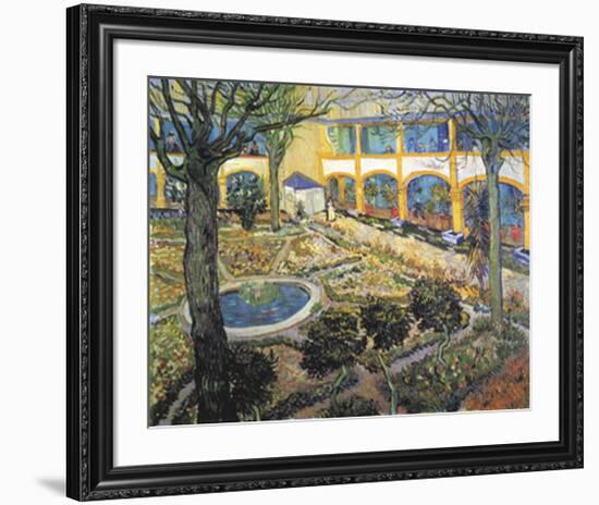 Der Garten des Maison-Vincent van Gogh-Framed Art Print