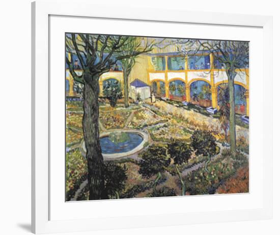 Der Garten des Maison-Vincent van Gogh-Framed Art Print