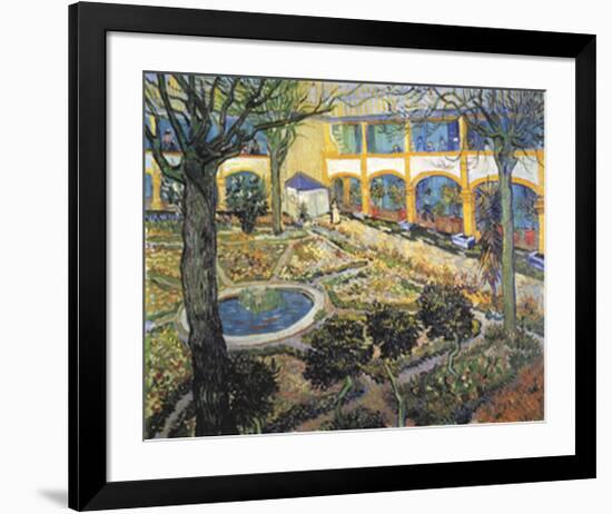 Der Garten des Maison-Vincent van Gogh-Framed Art Print