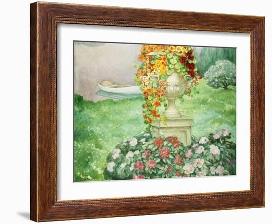 Der Garten (Le Jardin). Um 1913-Henri Lebasque-Framed Giclee Print