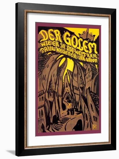 Der Golem-null-Framed Premium Giclee Print