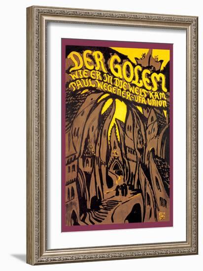 Der Golem--Framed Art Print