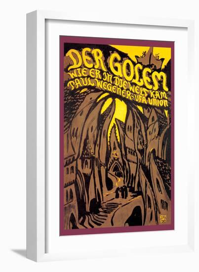 Der Golem-null-Framed Art Print