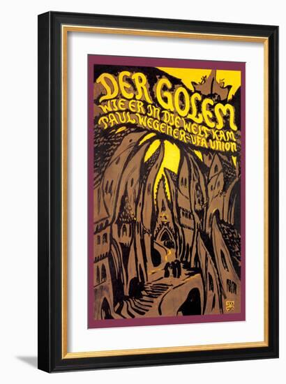 Der Golem--Framed Art Print