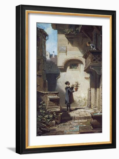 Der Gratulant. Um 1875-Carl Spitzweg-Framed Giclee Print