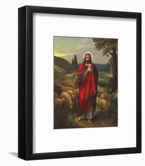 Der Gute Hirte-null-Framed Art Print