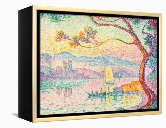 Der Hafen von Antibes (Port d'Antibes). 1917-Paul Signac-Framed Premier Image Canvas