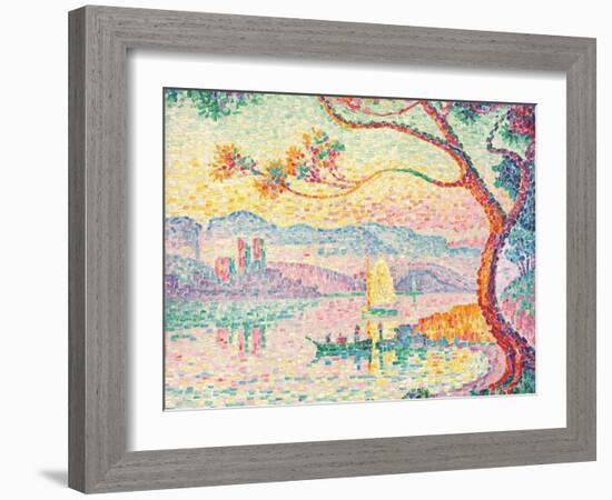 Der Hafen von Antibes (Port d'Antibes). 1917-Paul Signac-Framed Giclee Print