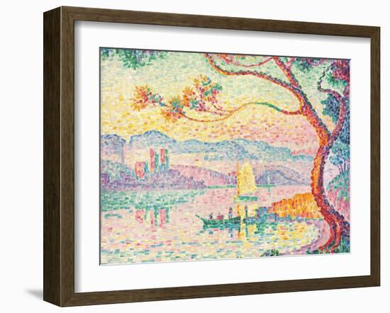 Der Hafen von Antibes (Port d'Antibes). 1917-Paul Signac-Framed Giclee Print